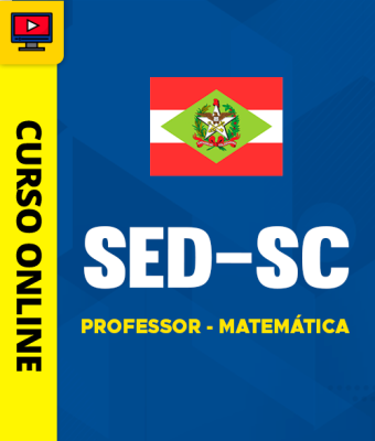 Curso SED-SC 2026 - Professor - Matemática - Imagem 1