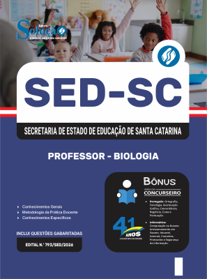 Apostila SED-SC 2026 - Professor - Biologia - Imagem 3