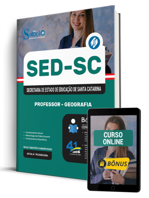 Apostila SED-SC 2026 - Professor - Geografia - Imagem 1
