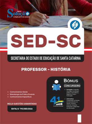 Apostila SED-SC 2026 - Professor - História - Imagem 3