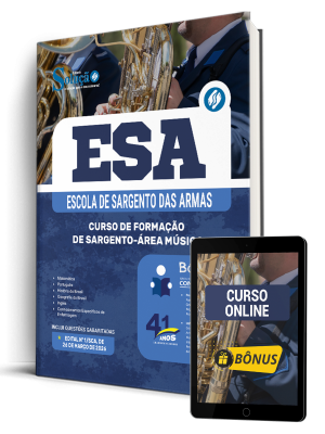 Apostila ESA 2026 - Curso de Formação de Sargento - Área: Músico - Imagem 1