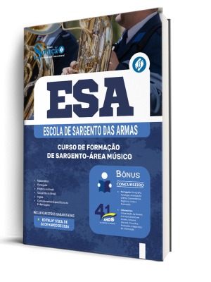 Apostila ESA 2026 - Curso de Formação de Sargento - Área: Músico - Imagem 2