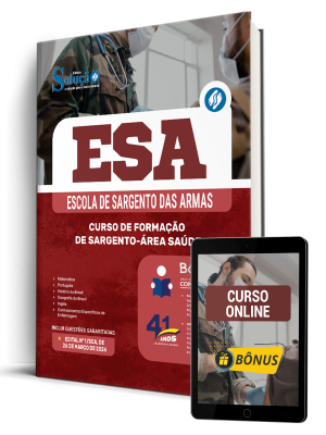 Apostila ESA 2026 - Curso de Formação de Sargento - Área: Saúde - Imagem 1