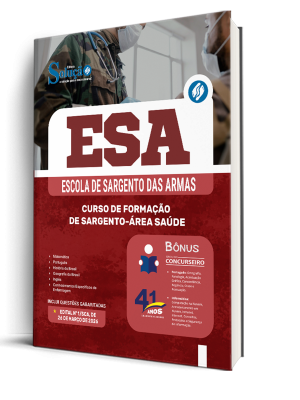 Apostila ESA 2026 - Curso de Formação de Sargento - Área: Saúde - Imagem 4