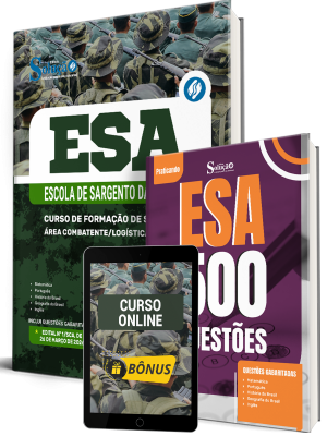 Combo ESA 2026 - Sargento - Área: Combatente/Logística e Aviação - Imagem 1