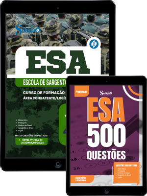 Combo ESA 2026 - Sargento - Área: Combatente/Logística e Aviação - Imagem 1