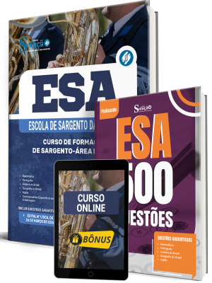 Combo ESA 2026 - Curso de Formação de Sargento - Área: Músico - Imagem 1