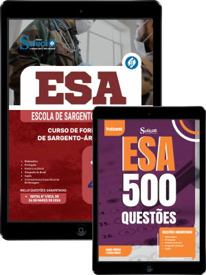 Combo ESA 2026 - Curso de Formação de Sargento - Área: Saúde - Imagem 1