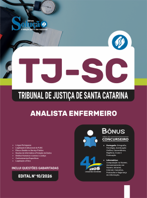 Apostila TJ-SC 2026 - Enfermeiro - Imagem 3