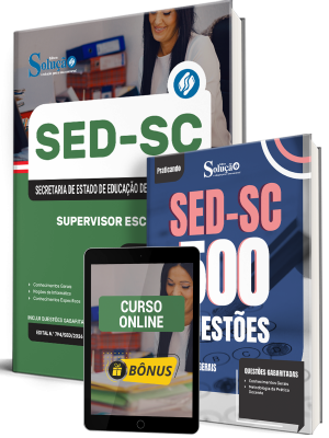 Combo SED-SC 2026 - Supervisor Escolar - Imagem 1
