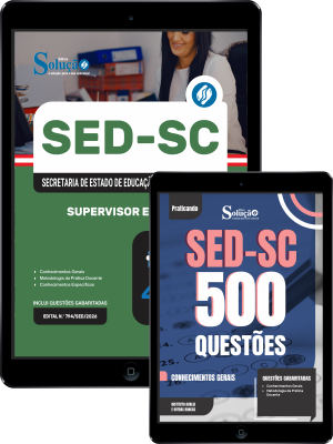 Combo SED-SC 2026 - Supervisor Escolar - Imagem 1