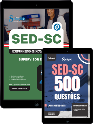 Combo SED-SC 2026 - Supervisor Escolar - Imagem 1