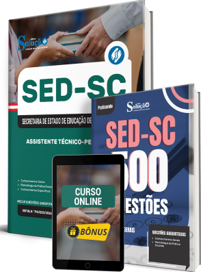 Combo SED-SC 2026 - Assistente Técnico-Pedagógico - Imagem 1