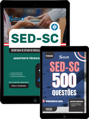 Combo SED-SC 2026 - Assistente Técnico-Pedagógico - Imagem 1