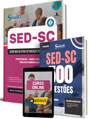 Combo SED-SC 2026 - Professor - Anos Iniciais Ensino Fundamental - Imagem 1