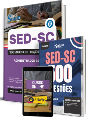 Combo SED-SC 2026 - Administrador Escolar - Imagem 1
