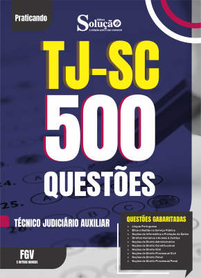 Caderno de Questões TJ-SC - Técnico Judiciário Auxiliar - 500 Questões Gabaritadas - Imagem 2