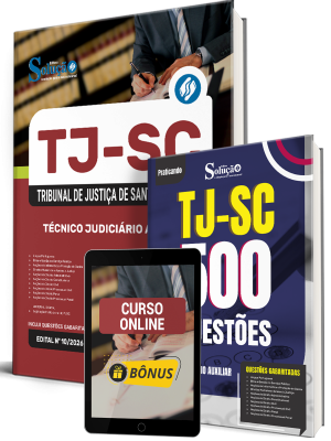 Combo TJ-SC 2026 - Técnico Judiciário Auxiliar - Imagem 1