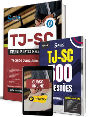 Combo TJ-SC 2026 - Técnico Judiciário Auxiliar - Imagem 1