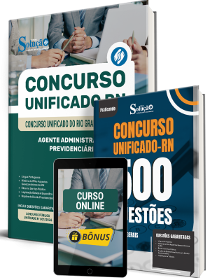 Combo Unificado RN 2026 - Agente Administrativo Previdenciário - Imagem 1