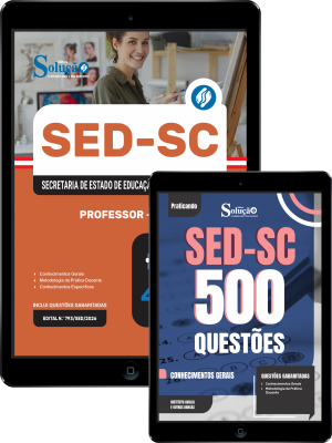 Combo SED-SC 2026 - Professor - Artes - Imagem 1