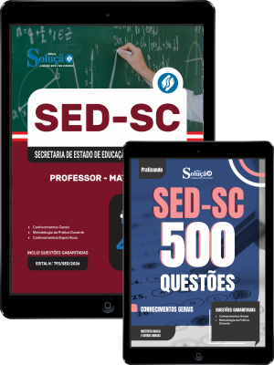 Combo SED-SC 2026 - Professor - Matemática - Imagem 1