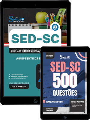 Combo SED-SC 2026 - Assistente de Educação - Imagem 1