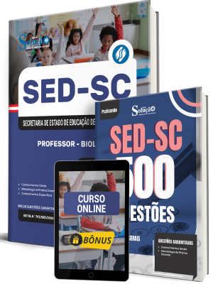 Combo SED-SC 2026 - Professor - Biologia - Imagem 1