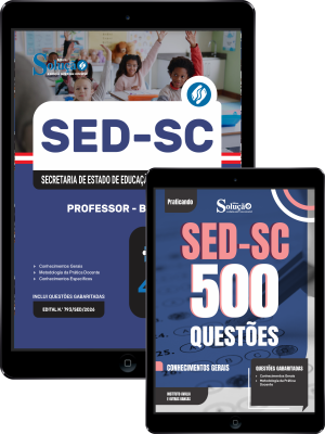 Combo SED-SC 2026 - Professor - Biologia - Imagem 1