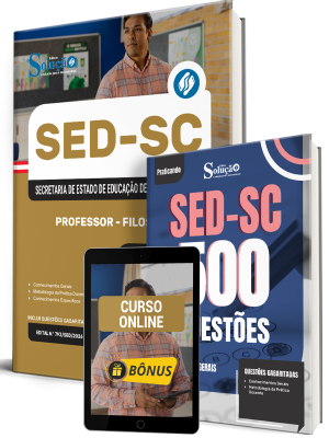 Combo SED-SC 2026 - Professor - Filosofia - Imagem 1