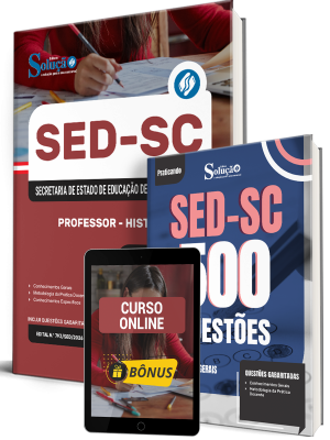 Combo SED-SC 2026 - Professor - História - Imagem 1