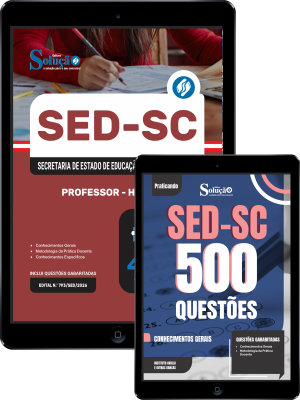 Combo SED-SC 2026 - Professor - História - Imagem 1