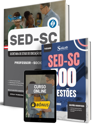 Combo SED-SC 2026 - Professor - Sociologia - Imagem 1