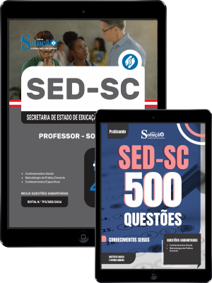 Combo SED-SC 2026 - Professor - Sociologia - Imagem 1