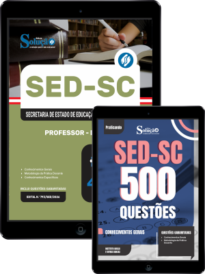 Combo SED-SC 2026 - Professor - Direito - Imagem 1