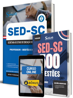 Combo SED-SC 2026 - Professor - Gestão e Negócios - Imagem 1
