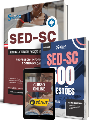 Combo SED-SC 2026 - Professor - Informação e Comunicação - Imagem 1