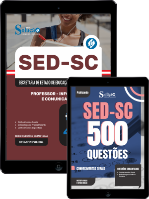 Combo SED-SC 2026 - Professor - Informação e Comunicação - Imagem 1