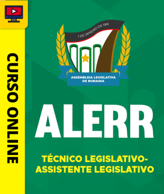 Curso ALE-RR 2026 - Técnico Legislativo - Assistente Legislativo - Imagem 1