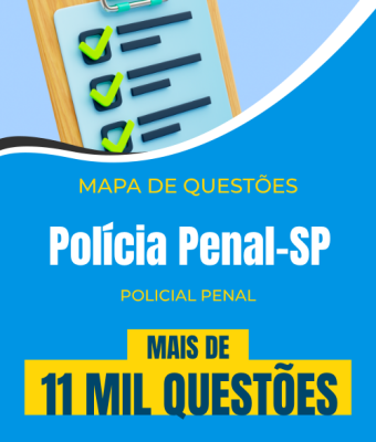 Mapa de Questões Online - Polícia Penal-SP - Policial Penal - 11 Mil Questões - Imagem 1