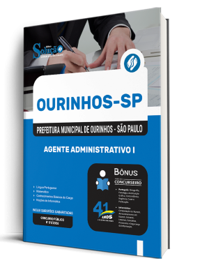 Apostila Prefeitura de Ourinhos - SP 2026 - Agente Administrativo I - Imagem 2