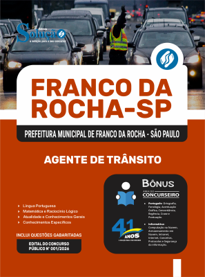 Apostila Prefeitura de Franco da Rocha - SP 2026 - Agente de Trânsito - Imagem 3