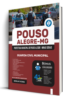 Apostila Prefeitura de Pouso Alegre - MG 2026 - Guarda Civil Municipal - Imagem 2