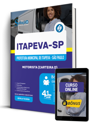 Apostila Prefeitura de Itapeva - SP 2026 - Motorista (CNH D) - Imagem 1