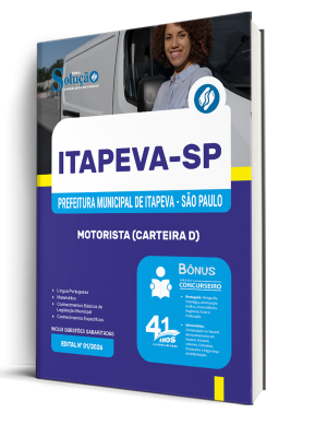 Apostila Prefeitura de Itapeva - SP 2026 - Motorista (CNH D) - Imagem 2