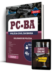 Capa Apostila PC-BA 2026 - Delegado de Polícia