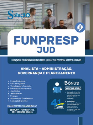 Apostila FUNPRESP-JUD 2026 - Analista - Administrativo, Governança e Planejamento - Imagem 3