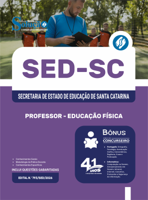 Apostila SED-SC 2026 - Professor - Educação Física - Imagem 3