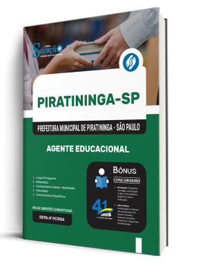Apostila Prefeitura de Piratininga - SP 2026 - Agente Educacional - Imagem 2