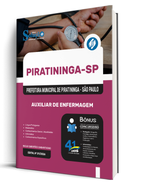 Apostila Prefeitura de Piratininga - SP 2026 - Auxiliar de Enfermagem - Imagem 2
